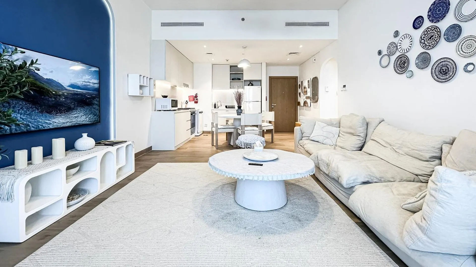 Apartamento Trophy - Mykonos-Inspired La Mer Suite Dubái Emiratos Árabes Unidos
