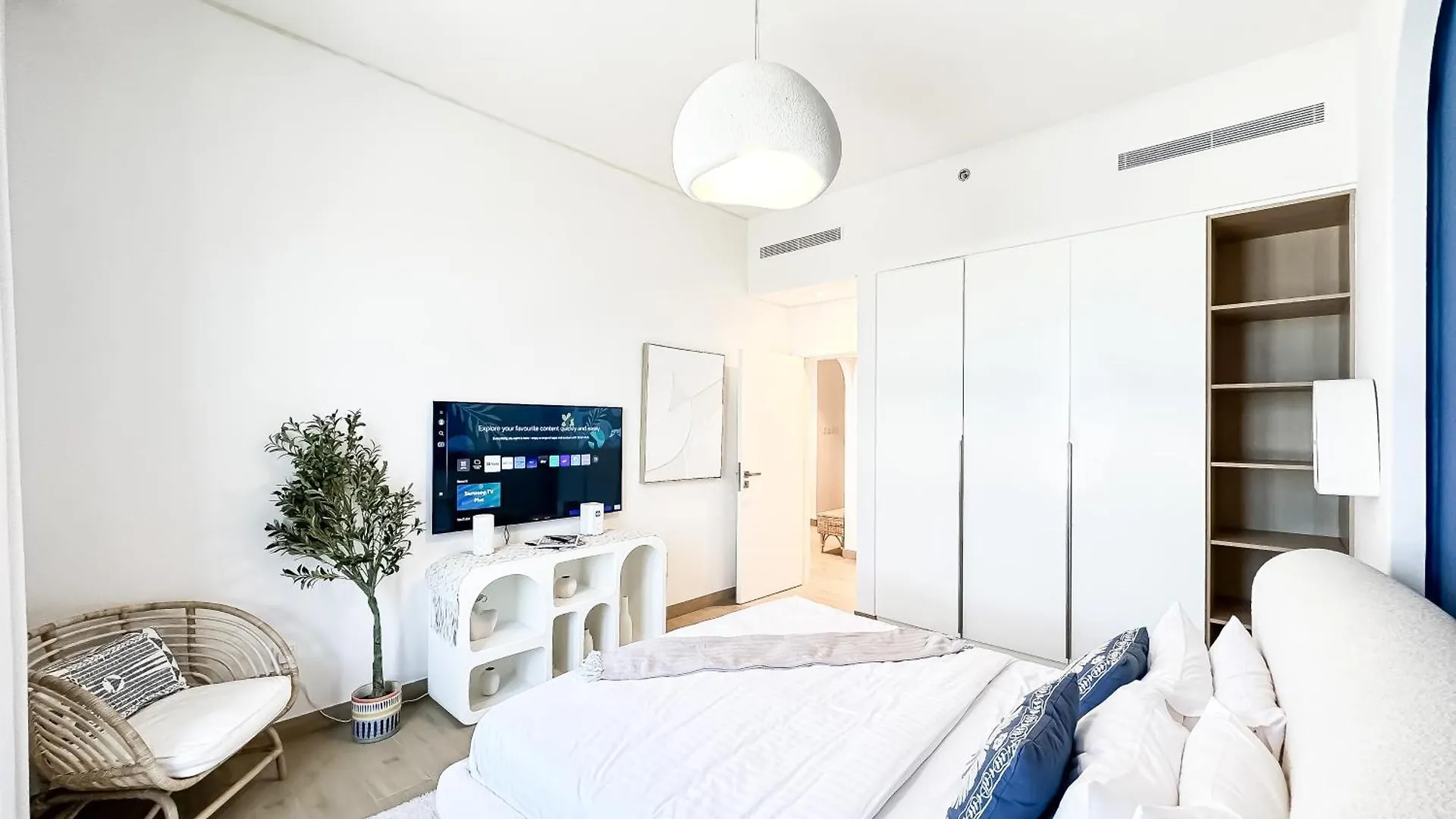 Apartamento Trophy - Mykonos-Inspired La Mer Suite Dubái